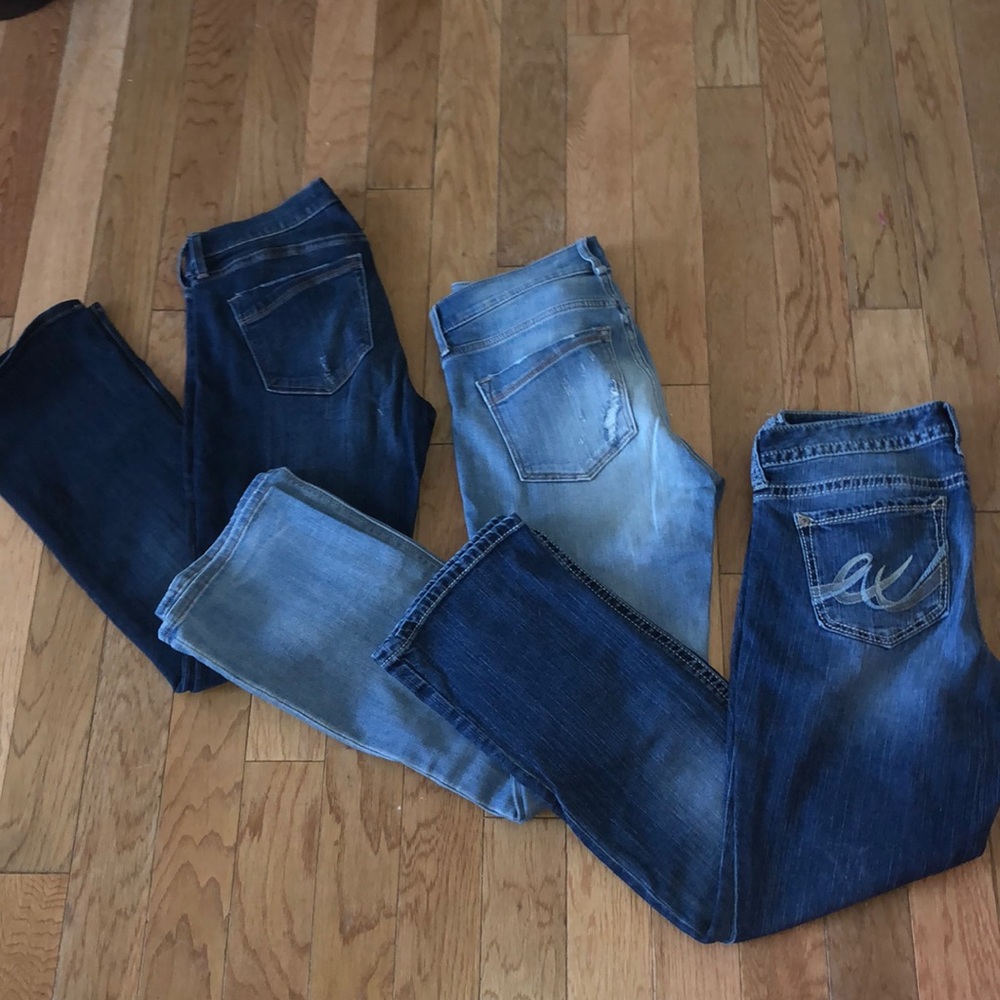Bundle of Size 6 Express bootcut jeans